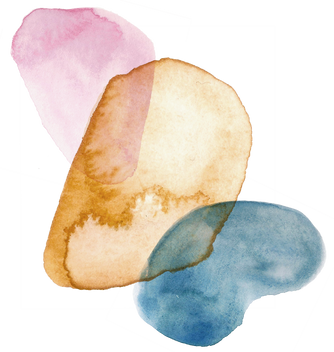 Watercolor Organic Splat Shape