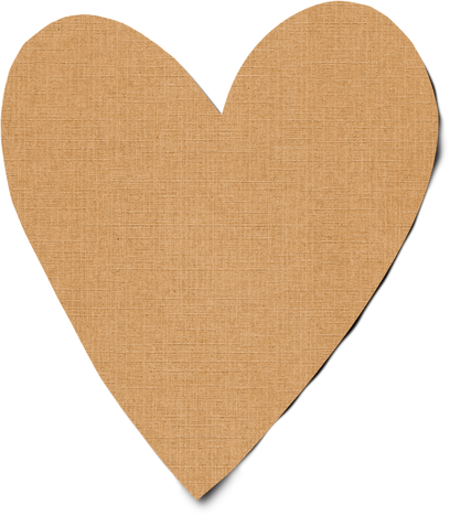 Heart Paper Cut Shape